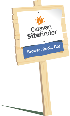 Caravan Sitefinder - Browse. Book. Go! graphic